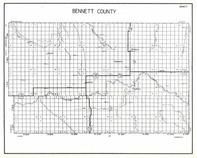 Bennet County, Omasopia, Allen, Patricia, Vetal, Martin, Tuthill, South Dakota State Atlas 1930c